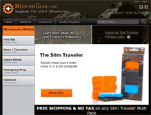 Tablet Screenshot of medicinegear.com